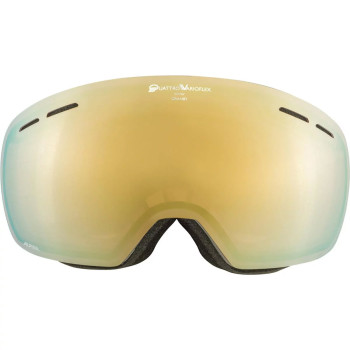 ALPINA GRANBY Quattroflex/Varioflex QV - Ski/Snowboard Goggle - Moongrey matt/Gold spherical