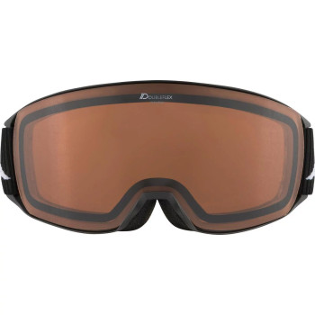 Alpina Nakiska - Μάσκα ski/snowboard - Black Matt/Orange Lens