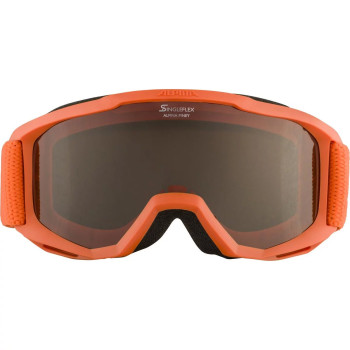 ALPINA PINEY Singleflex Hicon - Kid's snow google - Pumpkin matt/Orange 