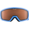 ALPINA SCARABEO Junior Doubleflex Hicon - Kid's snow google - Light blue