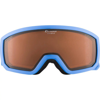 ALPINA SCARABEO Junior Doubleflex Hicon - Kid's snow google - Light blue