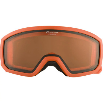 ALPINA SCARABEO Junior Doubleflex Hicon - Kid's snow google - Pumpkin matt/Orange