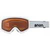 Anon Helix 2.0 Goggles + Bonus Lens - Μάσκα Ski/Snowboard- White/Silver Amber/Amber