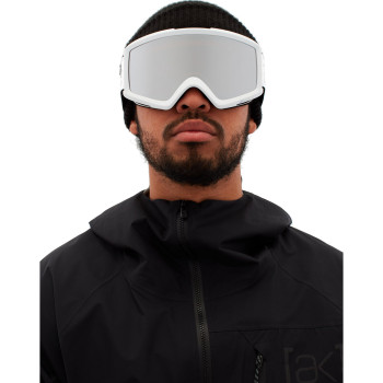 Anon Helix 2.0 Goggles + Bonus Lens - White/Silver Amber/Amber 