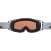 ALPINA DOUBLE JACK MAG Q-Lite - Μάσκα Ski/Snowboard - Black matt/Black spherical mirror