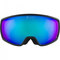 ALPINA Double Jack Planet Q-Lite mirror - Μάσκα Ski/Snowboard - Black matt/Blue spherical