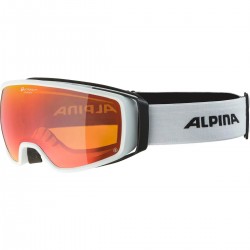 ALPINA Double Jack Planet Q-Lite mirror - Μάσκα Ski/Snowboard - White matt/Rainbow spherical