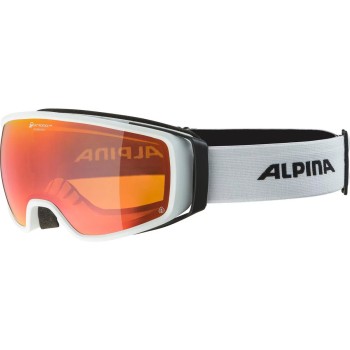 ALPINA Double Jack Planet Q-Lite mirror - Μάσκα Ski/Snowboard - White matt/Rainbow spherical ALPINA Double Jack Planet Q-Lite mirror - Μάσκα Ski/Snowboard - White matt/Rainbow spherical