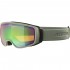 ALPINA Double Jack Q-Lite mirror - Μάσκα Ski/Snowboard - Moon Grey matt/Green spherical