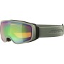 ALPINA Double Jack Q-Lite mirror - Μάσκα Ski/Snowboard - Moon Grey matt/Green spherical
