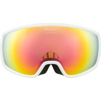 ALPINA Double Jack Q-Lite mirror - Μάσκα Ski/Snowboard - White matt/Rainbow spherical ALPINA Double Jack Q-Lite mirror - Μάσκα Ski/Snowboard - White matt/Rainbow spherical
