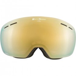 ALPINA GRANBY Quattroflex/Varioflex QV - Μάσκα Ski/Snowboard - Moongrey matt/Gold spherical