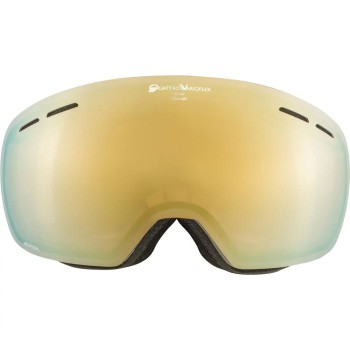 ALPINA GRANBY Quattroflex/Varioflex QV - Μάσκα Ski/Snowboard - Moongrey matt/Gold spherical ALPINA GRANBY Quattroflex/Varioflex QV - Μάσκα Ski/Snowboard - Moongrey matt/Gold spherical