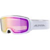 ALPINA Nakiska Q-Lite mirror - Ski/Snowboard Goggles - White matt/Pink cylindrical