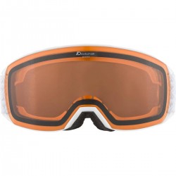 ALPINA Nakiska Doubleflex - Μάσκα Ski/Snowboard - White matt/Orange