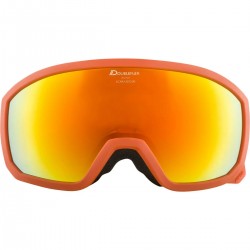 ALPINA SCARABEO Junior Q-Lite Mirror - Παιδική Μάσκα Ski/Snowboard - Pumpkin matt/Red spherical