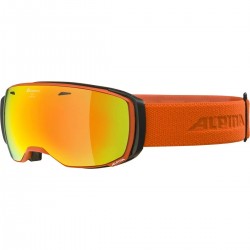 ALPINA ESTETICA Q-Lite Mirror - Μάσκα Ski/Snowboard - Pumpkin matt/red spherical