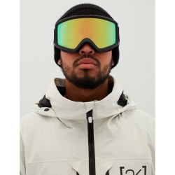 Anon Helix 2.0 Perceive + Bonus Lens - Μάσκα Ski/Snowboard - Black/Perceive Variable Green/Amber