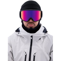 Anon Relapse Goggles + Bonus Lens - Μάσκα Ski/Snowboard - Black/Perceive Sunny Red/Amber 