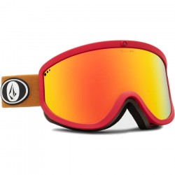 Volcom Footprints Goggle - Μάσκα Ski/Snowboard - Charamel/Red Chrome