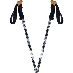 Atlas Trail Walking 2 Piece Pole - Μπατόν πεζοπορικό - Black