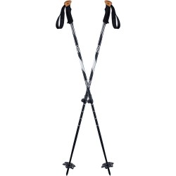 Atlas Trail Walking 2 Piece Pole - Μπατόν πεζοπορικό - Black