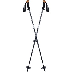 Atlas Trail Walking 2 Piece Pole - Μπατόν πεζοπορικό - Black