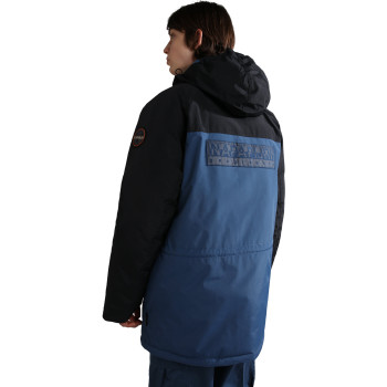 NAPAPIJRI Epoch - Men's Long Jacket - Solid Blue Ensign