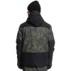 QUIKSILVER Mission Printed Block Insulated - Men's Snow Jacket - True Black Fade Out Camo