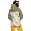 ROXY Galaxy Print Block Insulated - Women's Snow Jacket - deep lichen green la palmeraie