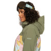 ROXY Galaxy Print Block Insulated - Women's Snow Jacket - deep lichen green la palmeraie