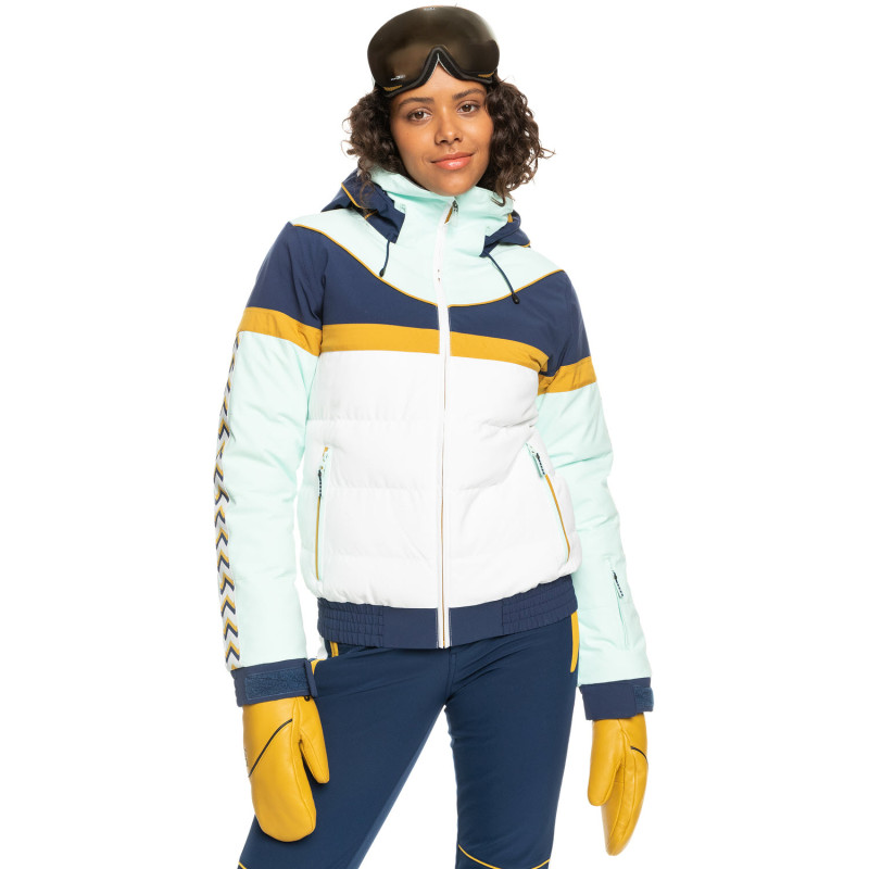 ROXY Peak Chic Insulated - Women's Technical Snow Jacket - Fair Aqua