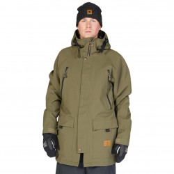 DC Stealth 15K Insulated - Ανδρικό Snowboard Parka Jacket - Ivy Green