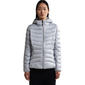 NAPAPIJRI Aerons Hood 2 - Γυναικείο κοντό μπουφάν - Grey Glacier NAPAPIJRI Aerons Hood 2 - Γυναικείο κοντό μπουφάν - Grey Glacier