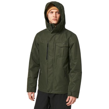 OAKLEY Core Divisional Rc Insulated 10K - Men's snow Jacket- New Dark Brush OAKLEY Core Divisional Rc Insulated 10K - Men's snow Jacket- New Dark Brush