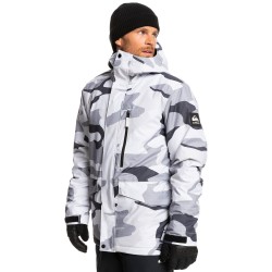 QUIKSILVER Mission Printed Insulated - Ανδρικό Snow Jacket - Snow White Camo Power