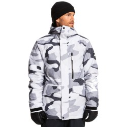 QUIKSILVER Mission Printed Insulated - Ανδρικό Snow Jacket - Snow White Camo Power