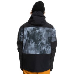 QUIKSILVER Mission Printed Block Insulated - Ανδρικό Snow Jacket - True Black Quiet Storm