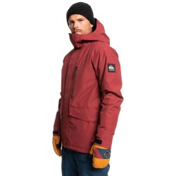 QUIKSILVER Mission Solid - Ανδρικό Snow Jacket - Ruby Wine