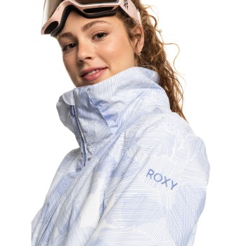 ROXY Jet Ski Insulated - Women's Snow Jacket - Egret Line Flowers ROXY Jet Ski Insulated - Women's Snow Jacket - Egret Line Flowers