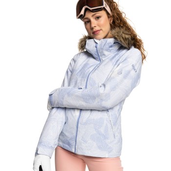 ROXY Jet Ski Insulated - Women's Snow Jacket - Egret Line Flowers ROXY Jet Ski Insulated - Women's Snow Jacket - Egret Line Flowers