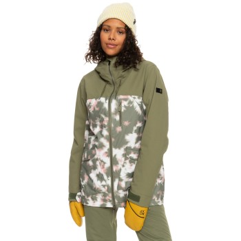 ROXY Stated 15K Insulated - Γυναικείο Μπουφάν Snowboard extra long - Deep Lichen Green Nimal ROXY Stated 15K Insulated - Γυναικείο Μπουφάν Snowboard extra long - Deep Lichen Green Nimal