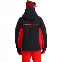 SPYDER Orbiter Dermizax 20K - Mens Insulated Ski Jacket - Black Volcano
