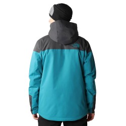 THE NORTH FACE Men's Chakal snow Jacket -   Asphalt Grey/Harbor Blue 