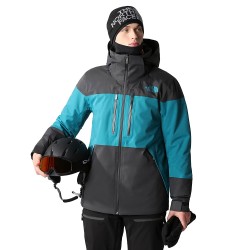 THE NORTH FACE Men's Chakal snow Jacket -   Asphalt Grey/Harbor Blue 