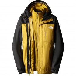 THE NORTH FACE Men's Quest Zip-In Triclimate® Jacket - Mineral Gold/TNF Black