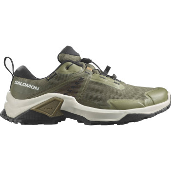 SALOMON X Raise 2 Gore-Tex - Men's Hiking Shoes - Deep Lichen Green/Vanilla Ice/Kelp