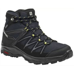 SALOMON Daintree Mid Gore-Tex - Men's Hiking Boots - Black/blue