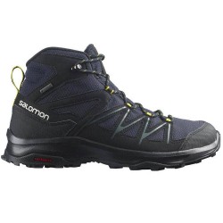 SALOMON Daintree Mid Gore-Tex - Men's Hiking Boots - Black/blue