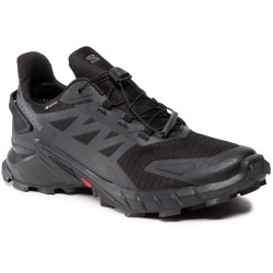 SALOMON Supercross 4 Gore-Tex - Men's Trail Running Shoes - Black/Black/Black